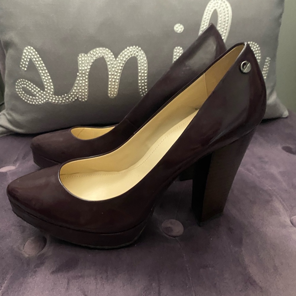 Calvin Klein Purple Heels